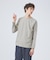【ノンストレス】定番 / COTTON LYCRA 圧着 クルーネック 長袖 T