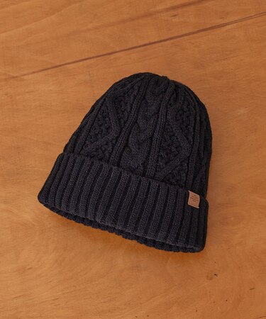 【RUBEN/ルーベン】CABLE BORE WATCHCAP/ケーブル裏ボアフ