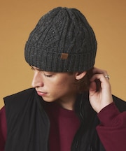 【RUBEN/ルーベン】CABLE BORE WATCHCAP/ケーブル裏ボアフ