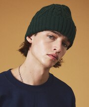 【RUBEN/ルーベン】CABLE BORE WATCHCAP/ケーブル裏ボアフ