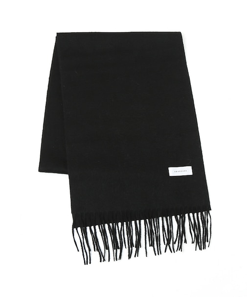 【カシミヤ100%】 細幅 ベーシック マフラー 30×164