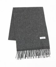 【カシミヤ100%】 細幅 ベーシック マフラー 30×164