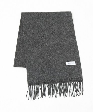 【カシミヤ100%】 細幅 ベーシック マフラー 30×164