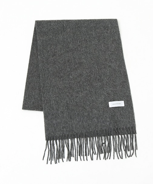 【カシミヤ100%】 細幅 ベーシック マフラー 30×164