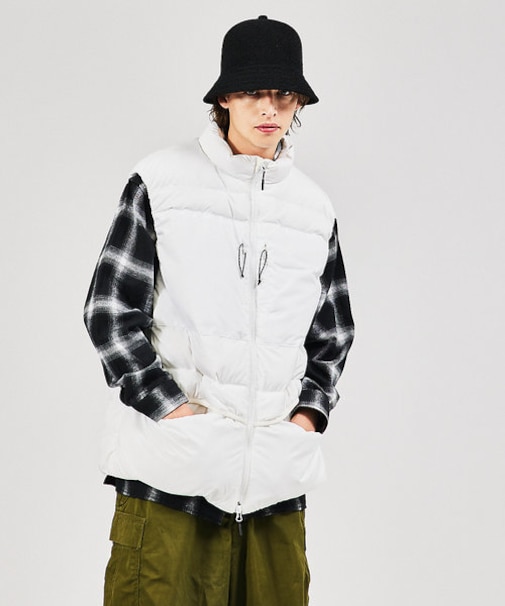＜NANGA × INFLUENCE＞  別注 DOWN VEST　/　ダウンベ