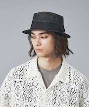【RUBEN/ルーベン】STRAW BOATER HAT /ストローハット/カン
