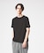 【ノンストレス】定番 / COTTON LYCRA 圧着 クルーネック 半袖 T