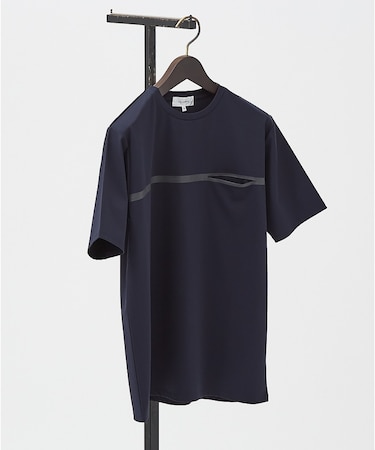 【フロントシーム】 デザイン ポケット Tシャツ