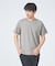 【チェック柄】ジャガード Vネック 半袖 Tシャツ