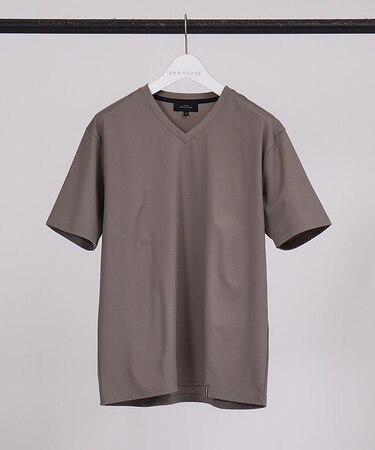 【Vネック】ストレッチ ポンチ 半袖Tシャツ