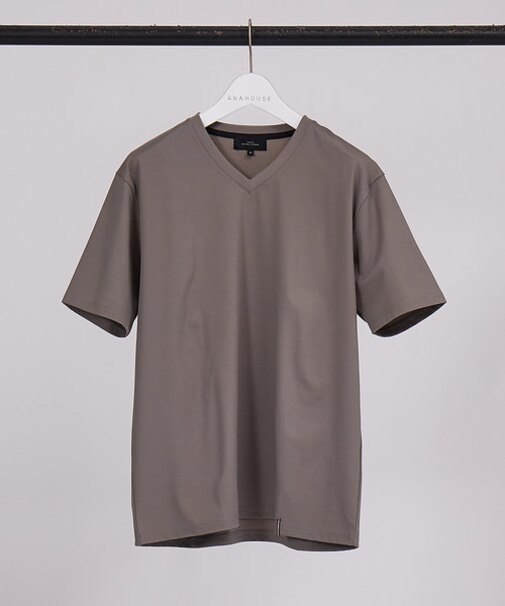 【Vネック】ストレッチ ポンチ 半袖Tシャツ