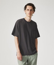 【ドライタッチ 】ヘムラウンド 半袖 Tシャツ