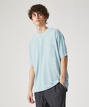 【ドライタッチ 】ヘムラウンド 半袖 Tシャツ