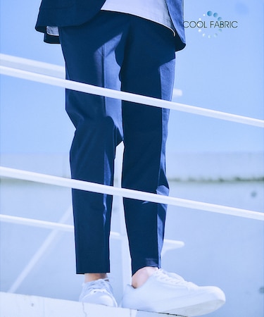【セットアップ対応/接触冷感】ハイブリット リラックス スラックス