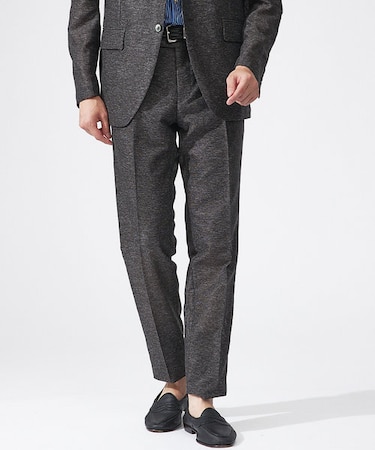 【セットアップ対応/FLEX PANTS】カラミ織り ストレッチ メッシュ パン