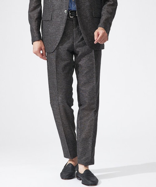 【セットアップ対応/FLEX PANTS】カラミ織り ストレッチ メッシュ パン