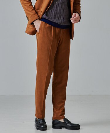 【セットアップ対応/FLEX PANTS】ネオスウェード ツイル イージーパンツ