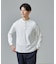 【ヘンリーネック】ポンチ 長袖 Ｔシャツ