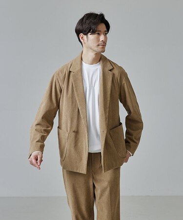 【セットアップ対応】コール オーバーサイズ ダブルジャケット