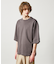 【定番】ドロップショルダー 五分袖 メローロック Tシャツ