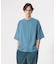 【定番】ドロップショルダー 五分袖 メローロック Tシャツ
