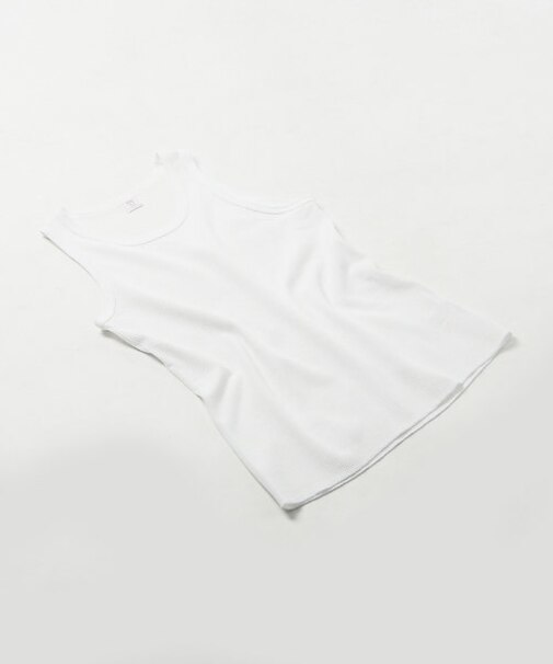 【JEMORGAN/ジェーイーモーガン】ワッフル タンクトップ