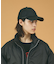 【RUBEN/ルーベン】FAKE LEATHER CAP/フェイクレザーキャップ