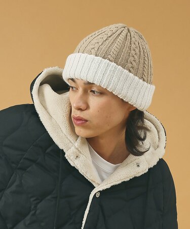 【RUBEN/ルーベン】RIVERSIBLE RIB WATCH CAP /リバ