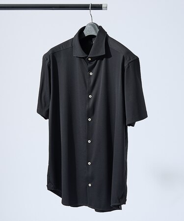 【接触冷感】アイスピケ ストレッチ 半袖シャツ / FLEX SHIRTS