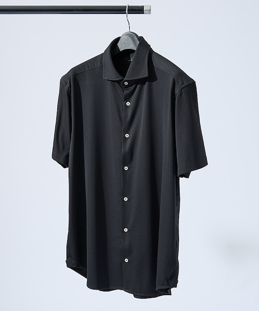 【接触冷感】アイスピケ ストレッチ 半袖シャツ / FLEX SHIRTS