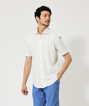 【接触冷感】アイスピケ ストレッチ 半袖シャツ / FLEX SHIRTS