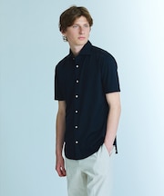 【接触冷感】アイスピケ ストレッチ 半袖シャツ / FLEX SHIRTS