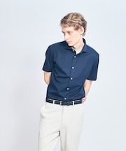 【接触冷感】アイスピケ ストレッチ 半袖シャツ / FLEX SHIRTS
