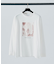 【AH ABAHOUSE】アートタッチ プリント 長袖Tシャツ