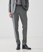 【FLEX PANTS/セットアップ対応】ストレッチ ポンチ スラックス
