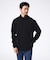 【フロントスリット】タートルネック 長袖Tシャツ