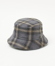 ＜BASIQUENTI＞オンブレーチェック バケットハット