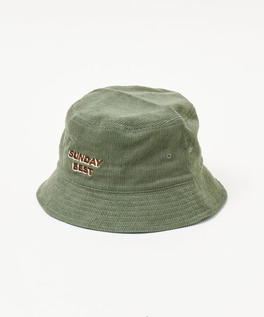 ＜BASIQUENTI＞SUNDAY BEST ユニセックス コーデュロイ バケ