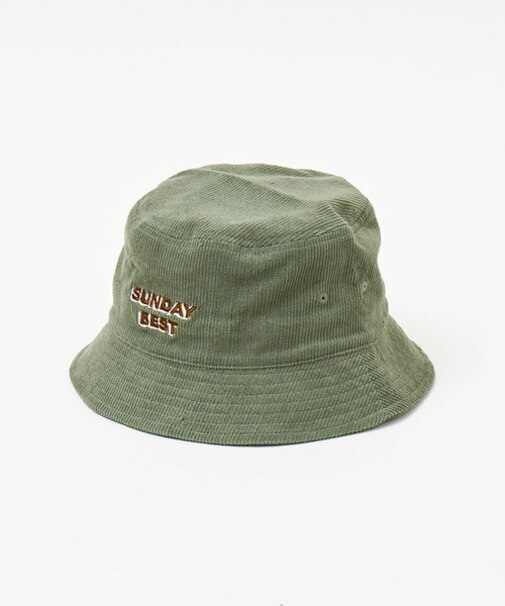 ＜BASIQUENTI＞SUNDAY BEST ユニセックス コーデュロイ バケ