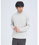 【ふわふわ・もちもち】裏シャギー モックネック 長袖Tシャツ