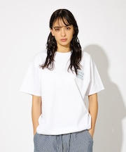 【FRUIT OF THE LOOM】フロント＆バックプリント クルーネック シ