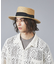 【RUBEN/ルーベン】NATURAL BOWTER HAT/カンカン帽
