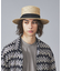 【RUBEN/ルーベン】NATURAL BOWTER HAT/カンカン帽
