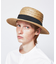 【RUBEN/ルーベン】NATURAL BOWTER HAT/カンカン帽