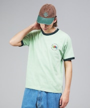 【FRUIT OF THE LOOM】リンガー クルーネック ショートスリーブ