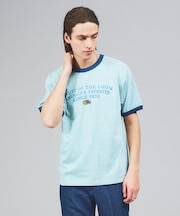 【FRUIT OF THE LOOM】リンガー クルーネック ショートスリーブ