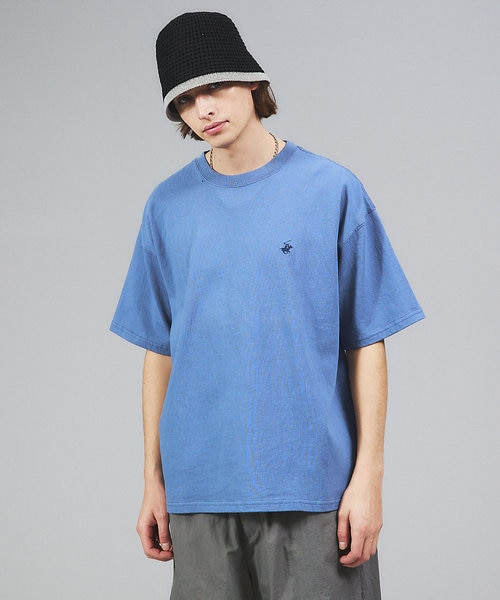 キーネック カノコ半袖Tシャツ / フェイクレイヤード｜アバハウスの