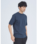 【リブ付】シルケット ポンチ 半袖 Tシャツ