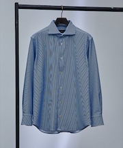 【FLEX SHIRTS / Dry Moment使用】ナロウストライプ シャツ