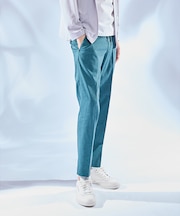 【セットアップ対応】ソロストレッチ リネン テーパード パンツ / スラックス